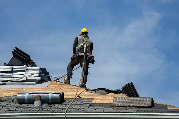 Professional Roof Replacement technician working in Cromwell, CT